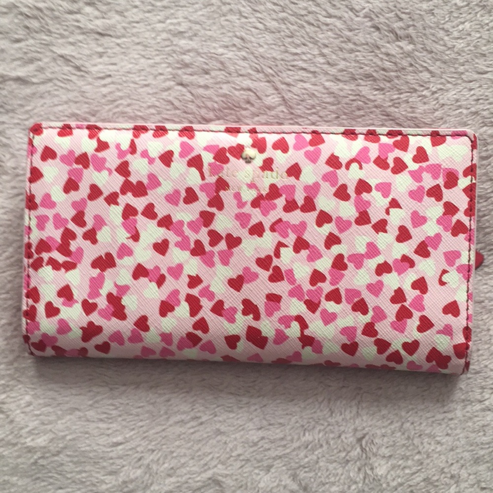 Kate Spade Secret Admirer Confetti Heart Wallet❤️